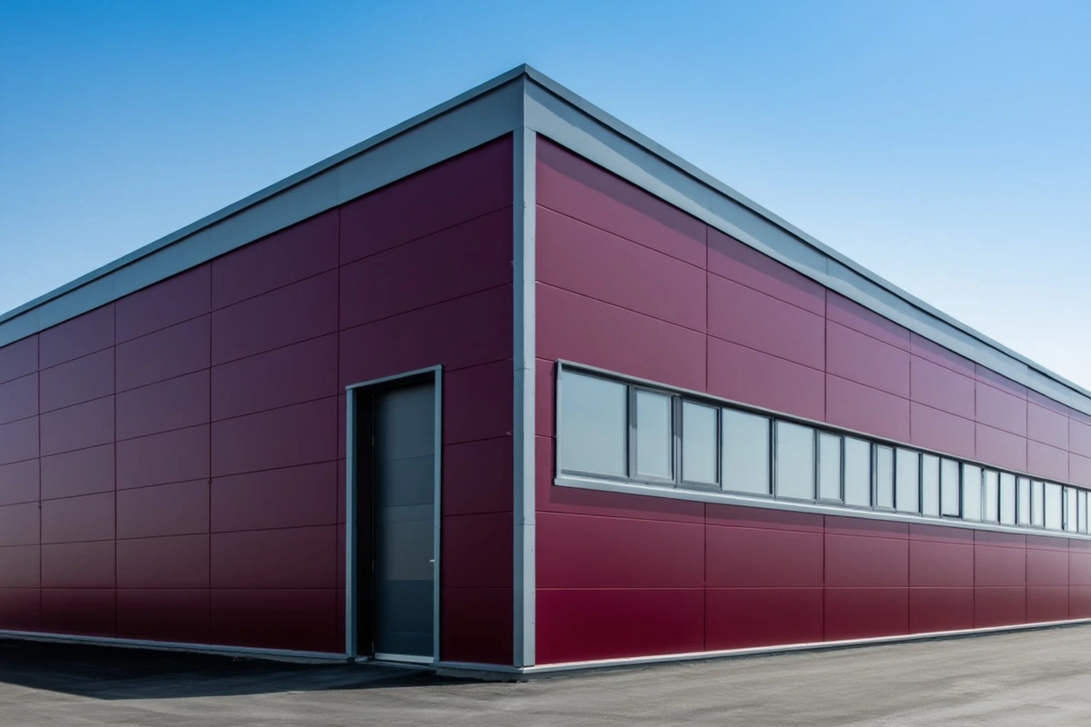 Ангар из металлоконструкций - проект 4